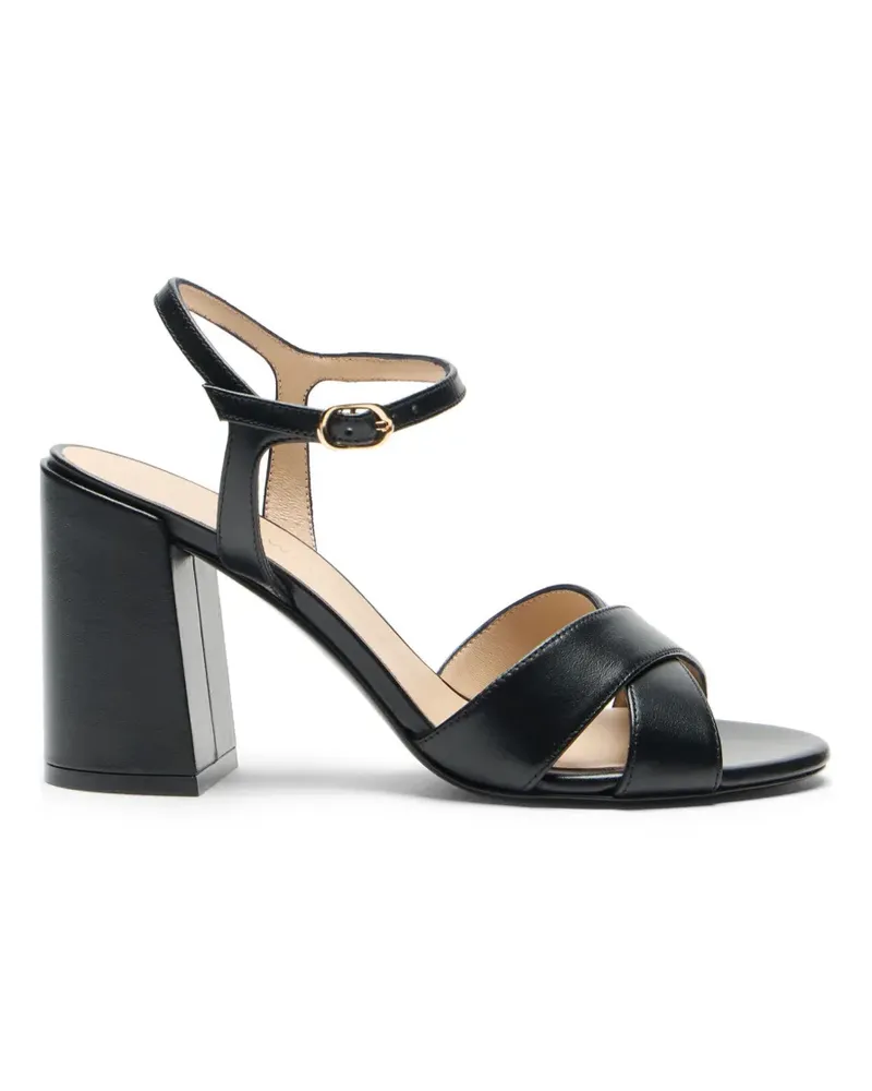 Stuart Weitzman Alyssa Sandalen mit überkreuzten Riemen - Schwarz Schwarz