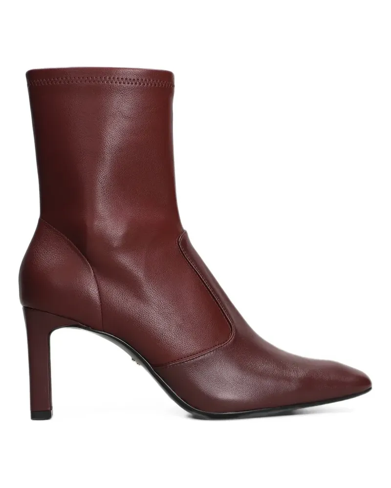 Lola Cruz Hanna 80 square-toe ankle boots - Rot Rot