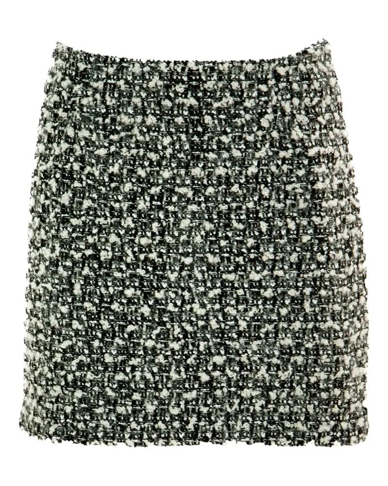 Tagliatore Tweed-Bouclé-Rock - Schwarz Schwarz