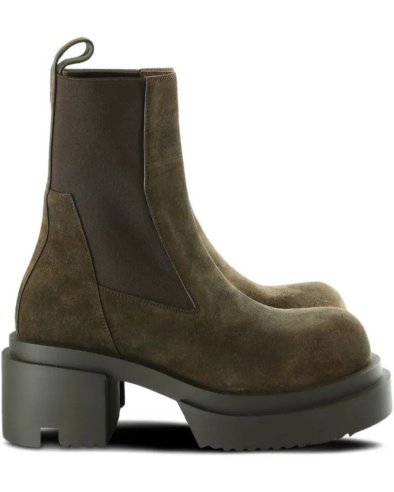 Rick Owens Beatle Bogun Chelsea-Boots mit Plateau 70mm - Braun Braun