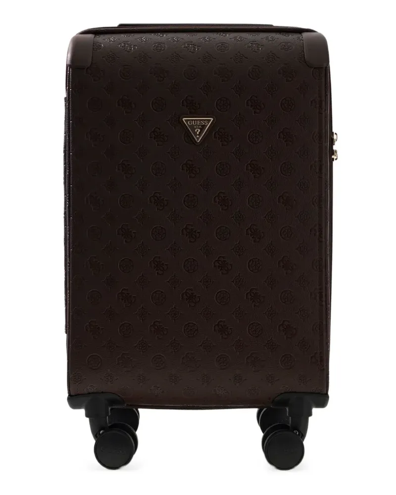 Guess Lenwood Rollkoffer mit Logo - Braun Braun