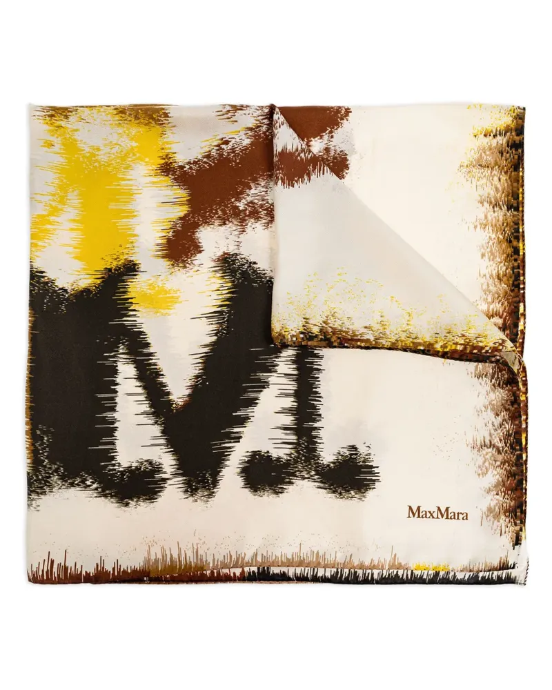 Max Mara Carre Schal - Nude Nude