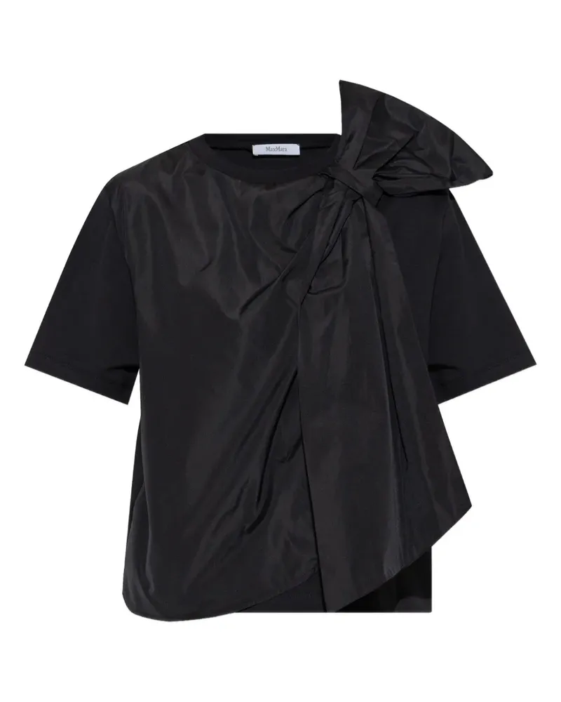 Max Mara Top mit Schleifendetail - Schwarz Schwarz