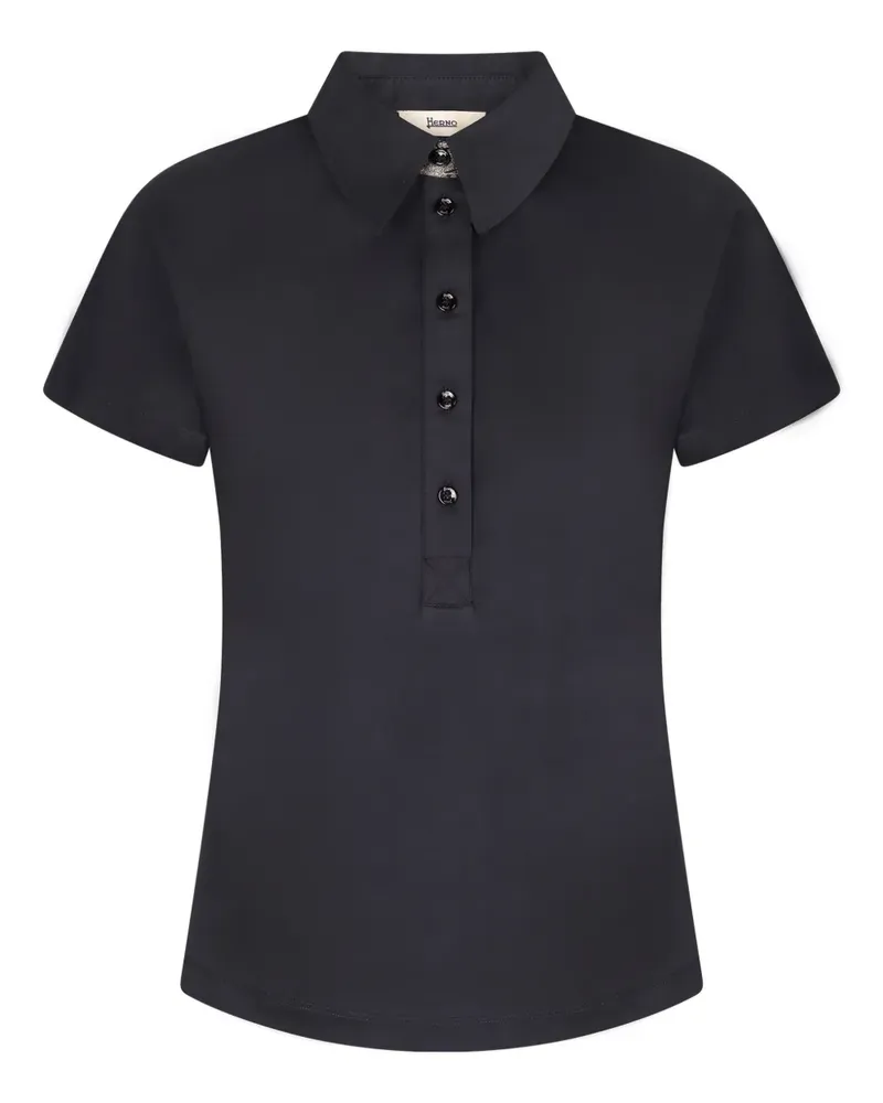 Herno Kurzärmeliges Poloshirt - Blau Blau