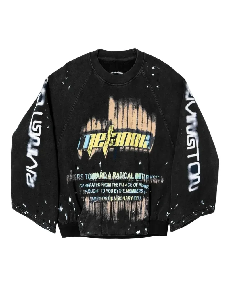 RRR123 Radical Paper Sweatshirt - Schwarz Schwarz