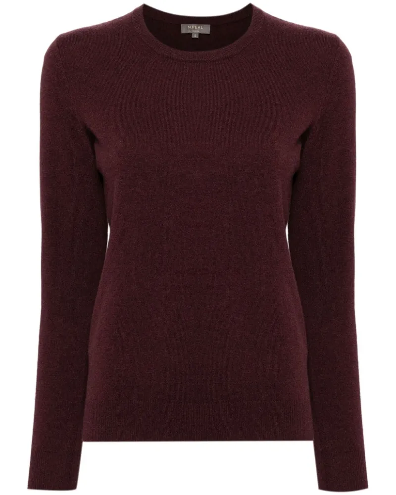N.Peal Pullover mit Rundhalsausschnitt - Violett Violett