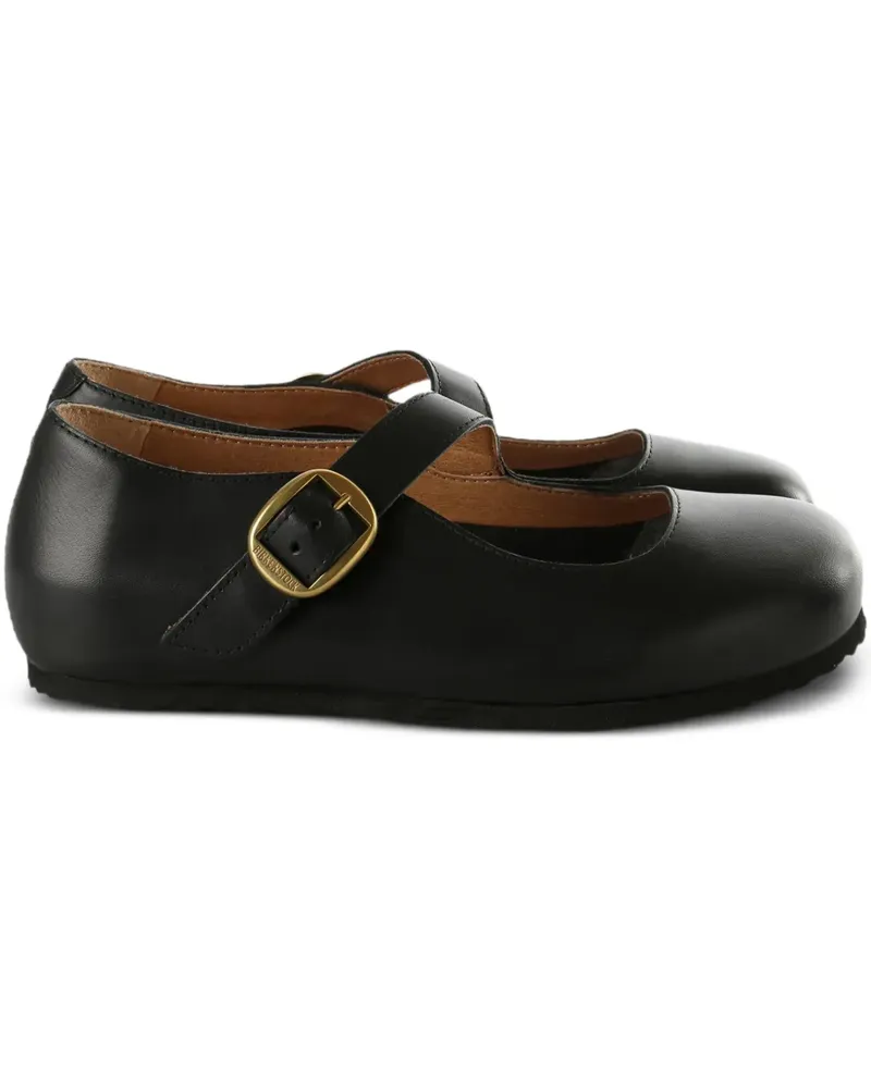 Birkenstock Tracy buckled-strap ballet flats - Schwarz Schwarz
