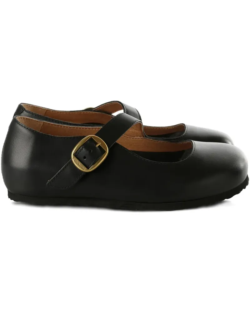 Birkenstock Tracy buckled-strap ballet flats - Schwarz Schwarz
