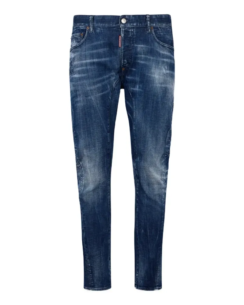 Dsquared2 Jeans im Distressed-Look - Blau Blau