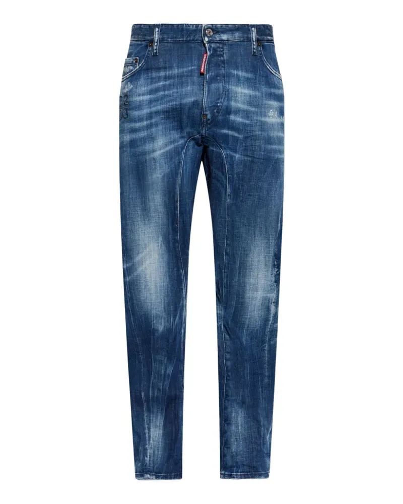Dsquared2 Jeans im Distressed-Look - Blau Blau