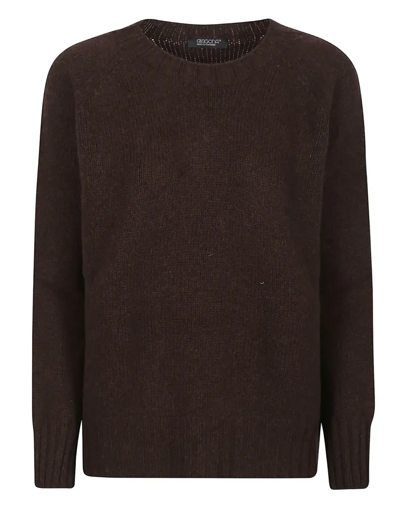 ARAGONA raglan-sleeve cashmere sweater - Braun Braun