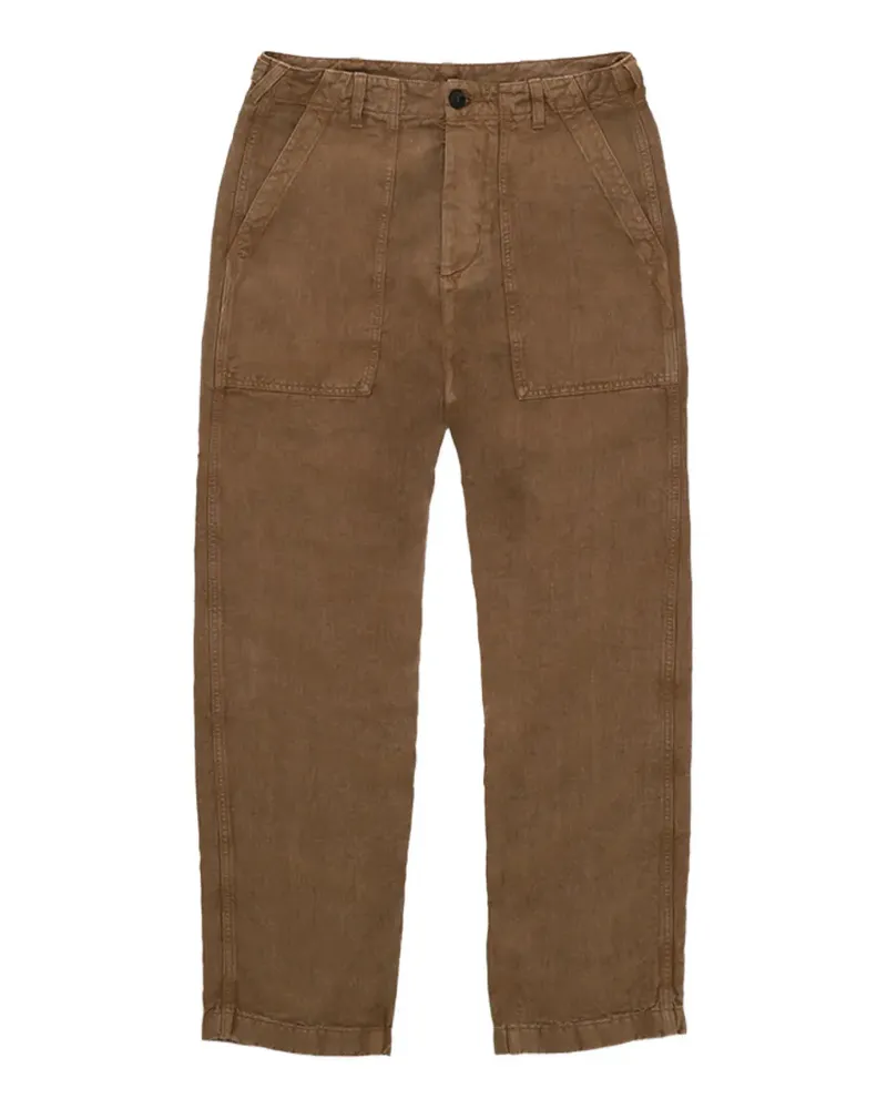 Fortela Newfatigue patch-pocket trousers - Braun Braun