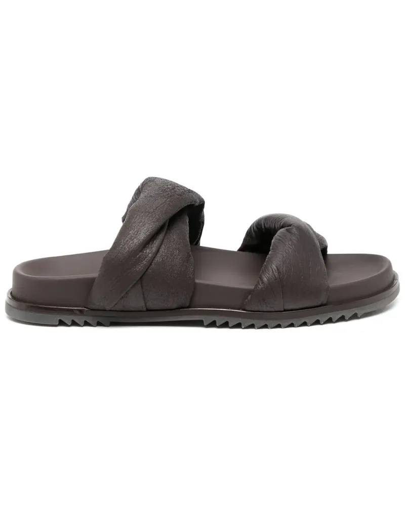 Rick Owens Sandalen mit runder Kappe - Braun Braun