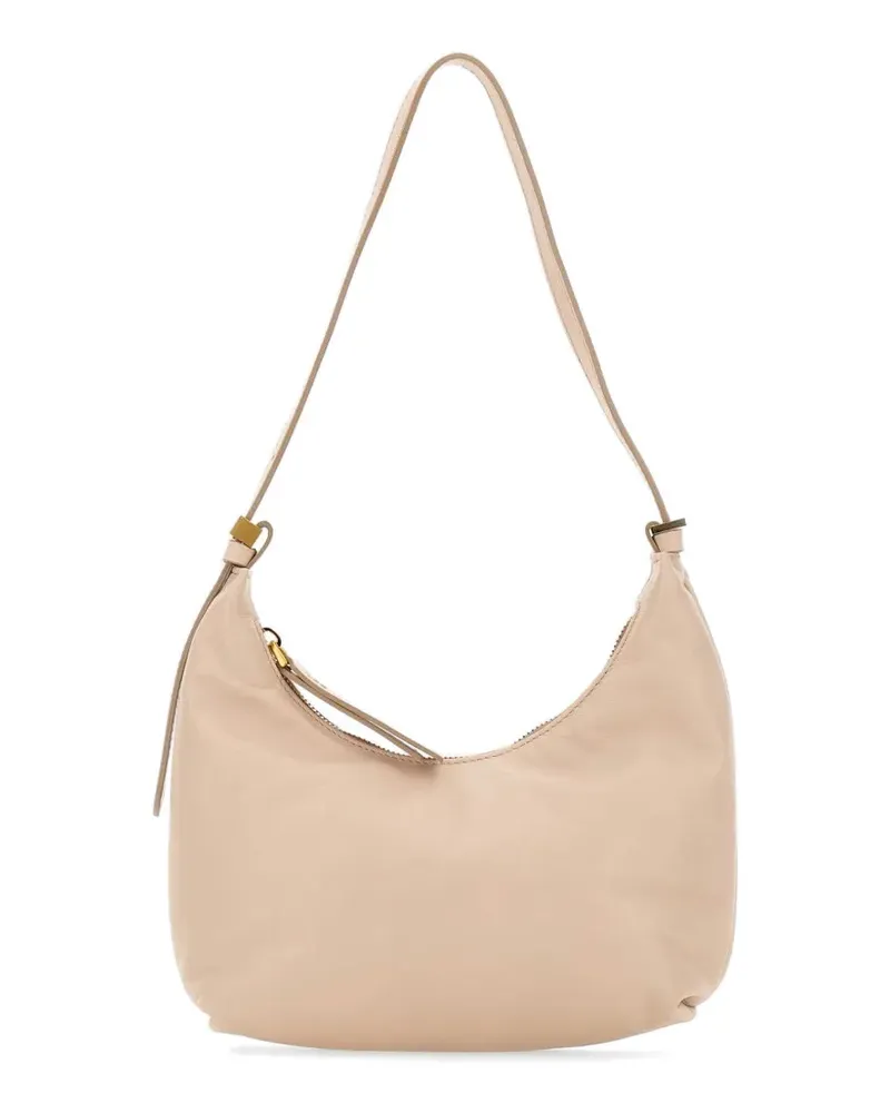 Gianni Chiarini Ella top zip leather shoulder bag - Nude Nude