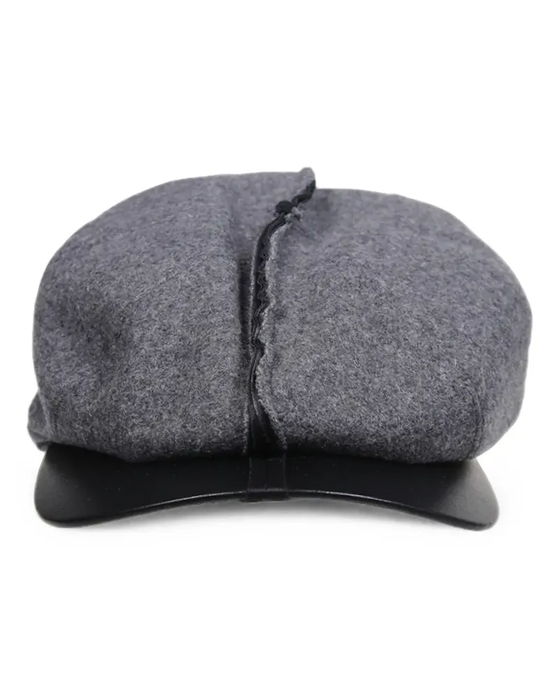 Comme des Garçons Schiebermütze mit sichtbarer Naht - Grau Grau