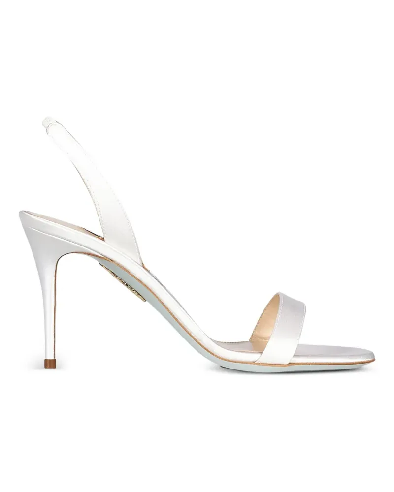 Aquazzura So Nude Sandalen 85mm - Weiß Weiß