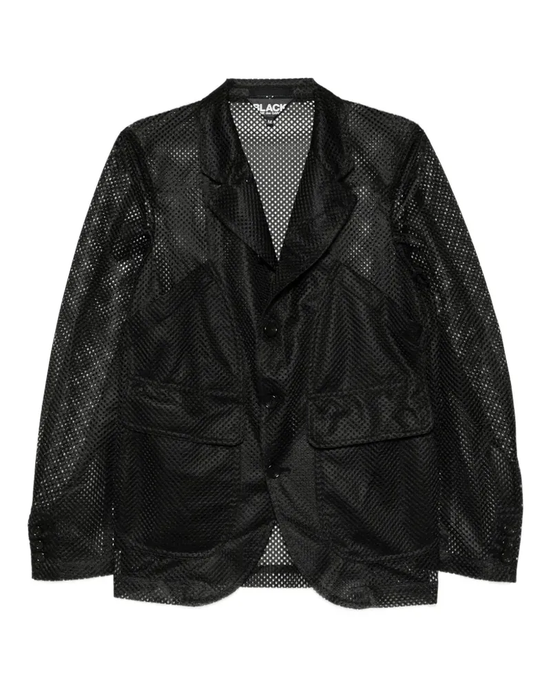 Comme des Garçons mesh blazer - Schwarz Schwarz