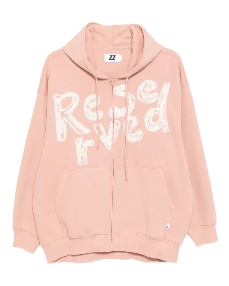 Izzue Hoodie mit Stickerei - Rosa Rosa