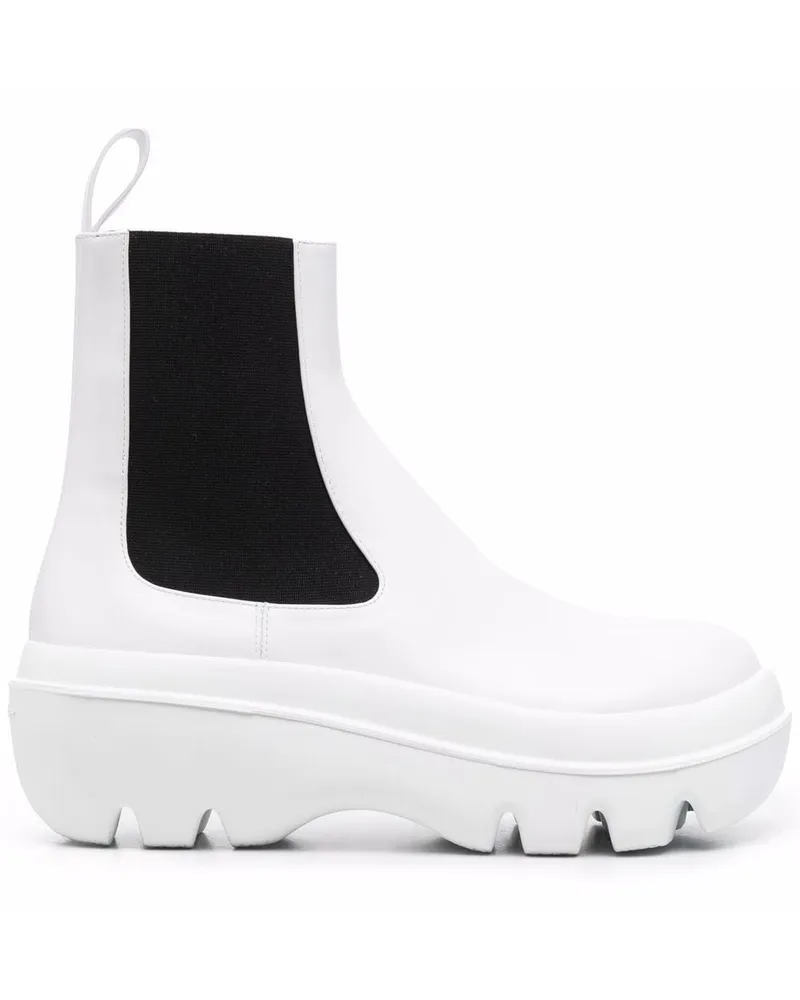 Proenza Schouler Storm Chelsea-Boots Weiß