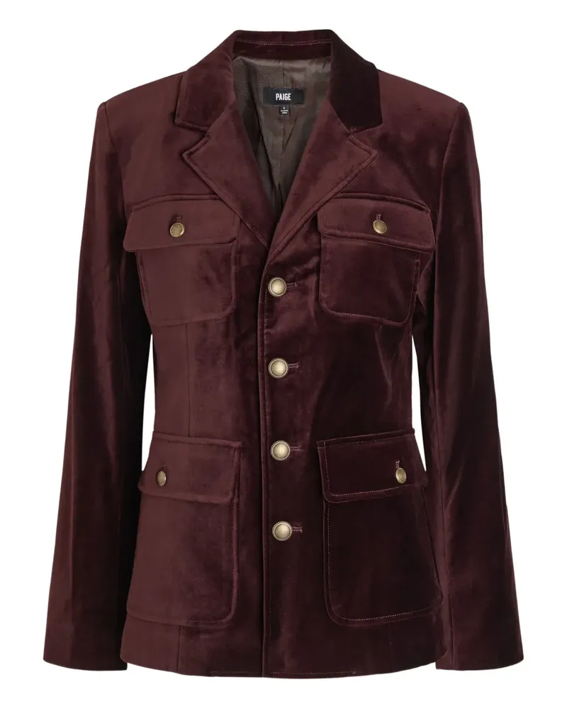 Paige Reign button pocket blazer - Rot Rot