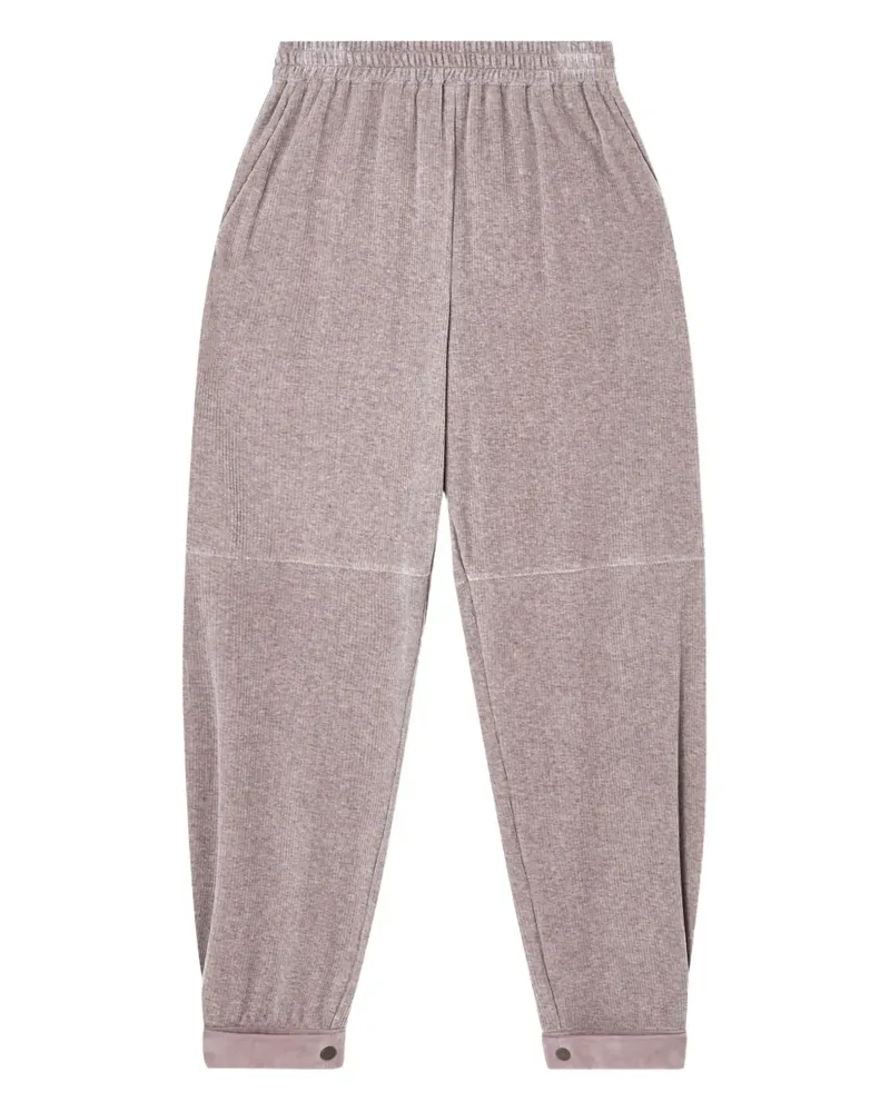 Giorgio Armani pleat-detail tapered trousers - Nude Nude