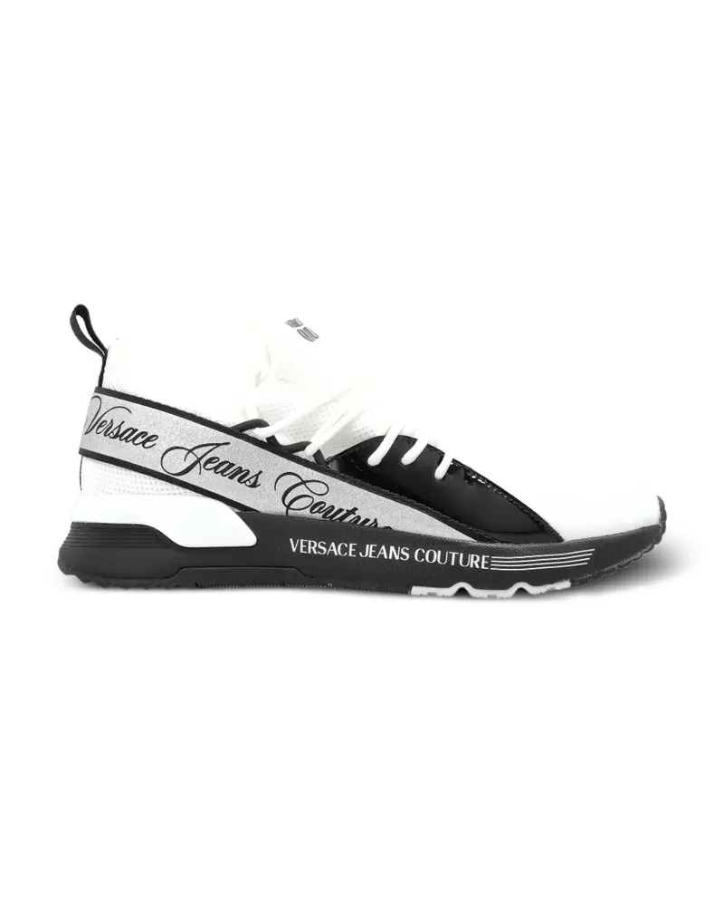 Versace Jeans Sneakers mit Logo-Streifen - Weiß Weiß