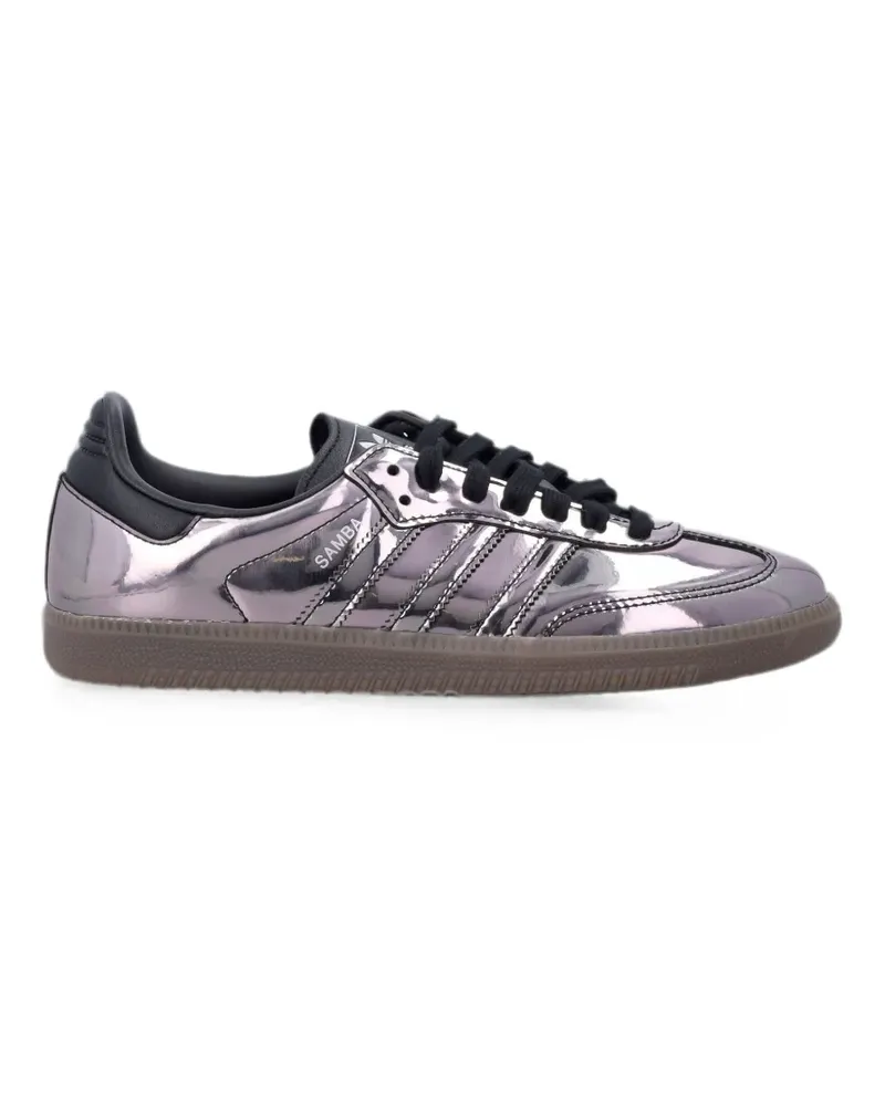 adidas Samba metallic-finish sneakers - Schwarz Schwarz