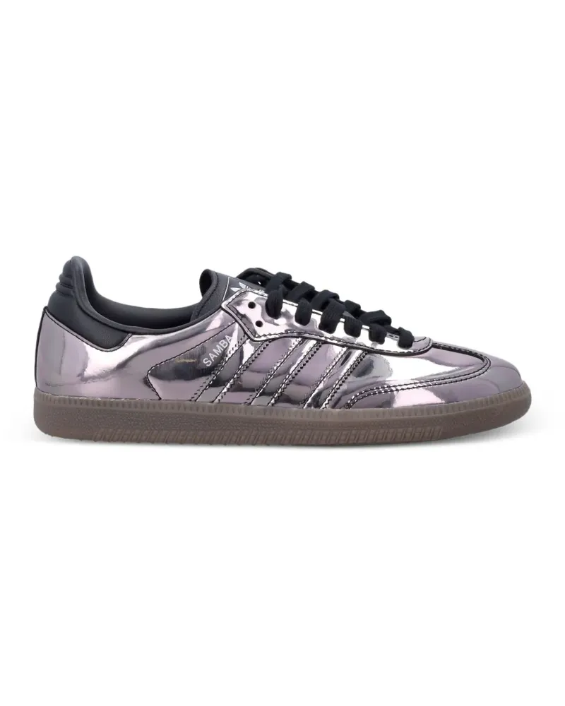 adidas Samba metallic-finish sneakers - Schwarz Schwarz