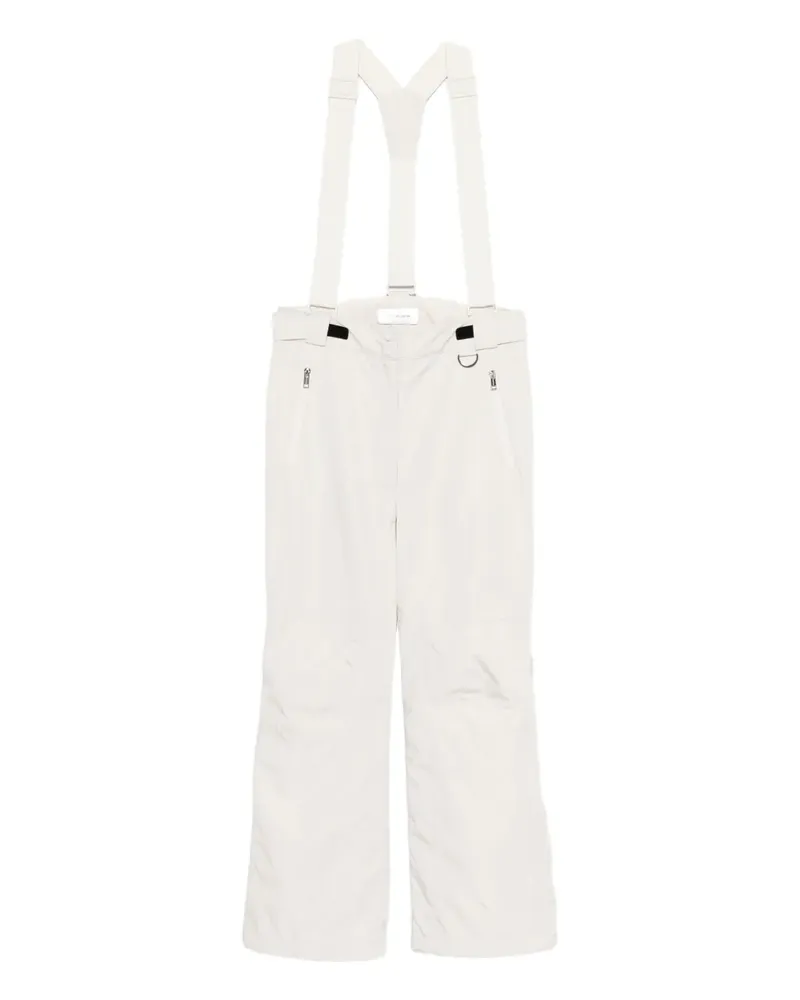 Yves Salomon suspenders ski pants - Nude Nude