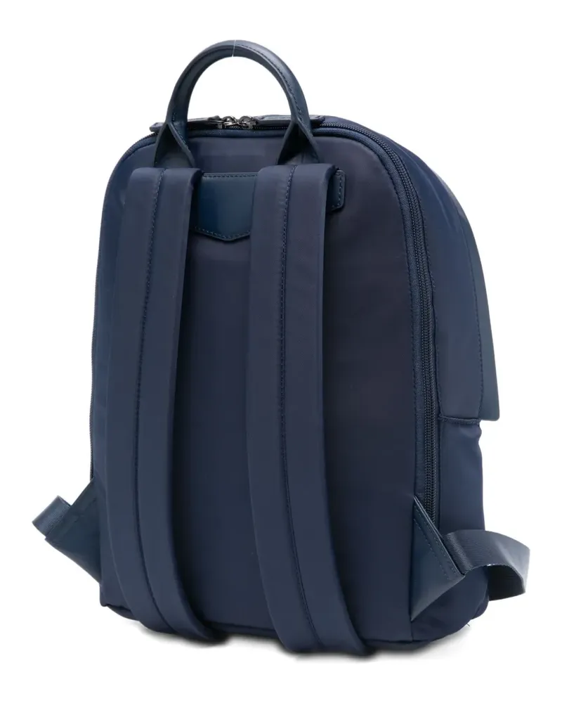 Emporio Armani logo-plaque backpack - Blau Blau