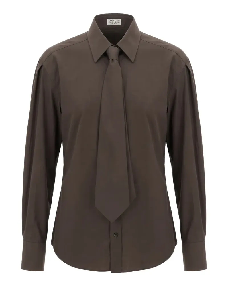 Brunello Cucinelli long-sleeve shirt - Braun Braun
