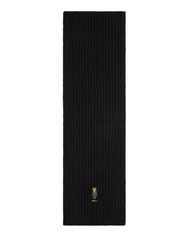 Ralph Lauren ribbed scarf - Schwarz Schwarz