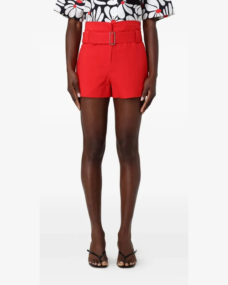 MSGM Klassische Shorts mit Gürtel - Orange Orange