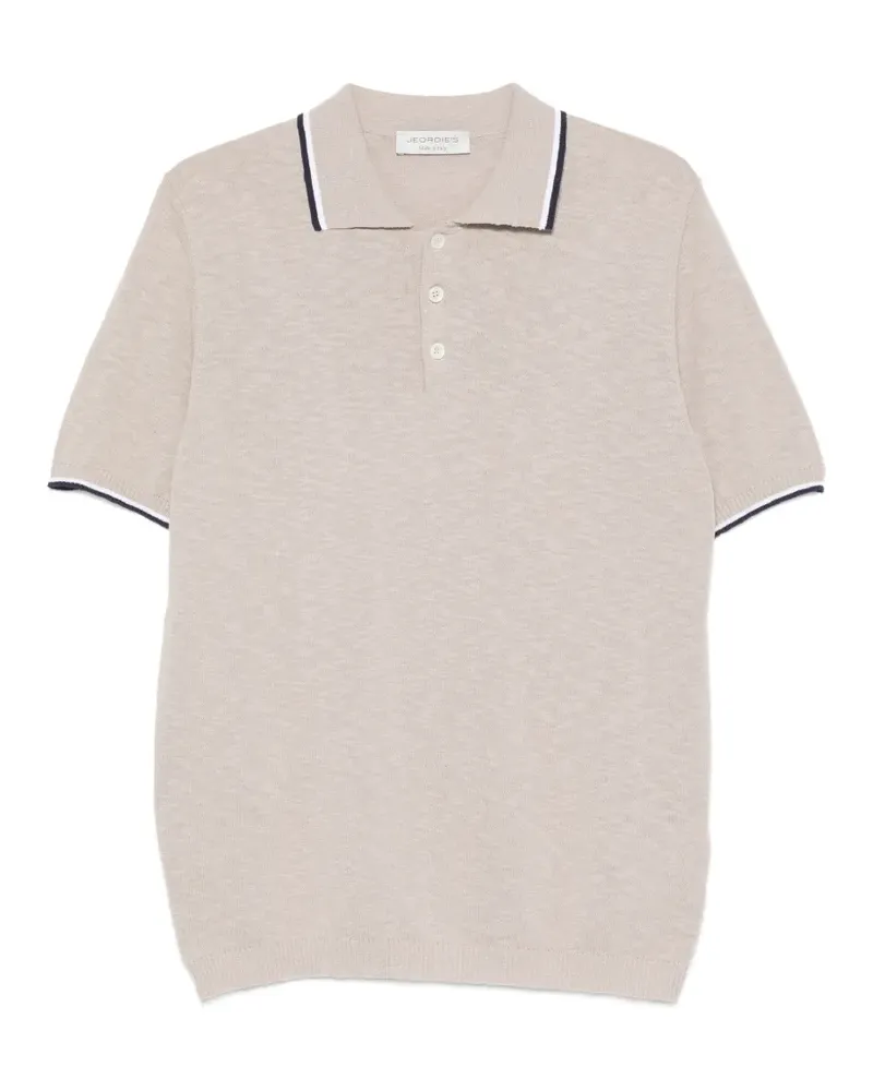 Jeordie's Poloshirt mit Umschlag-Detail - Nude Nude