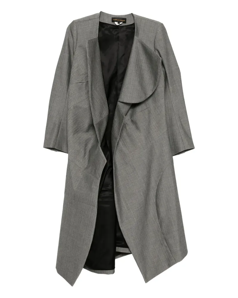 Comme des Garçons Asymmetrischer Wollmantel - Grau Grau