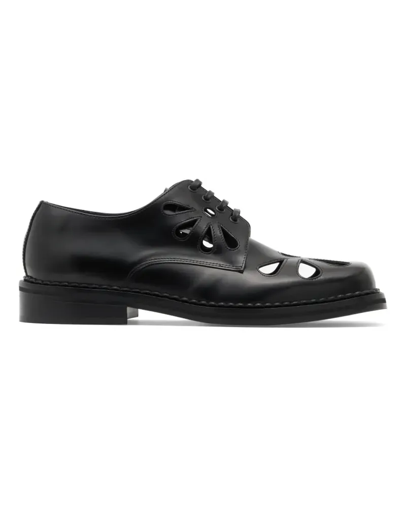 Simone Rocha Daisy Loafer mit Cut-Out - Schwarz Schwarz