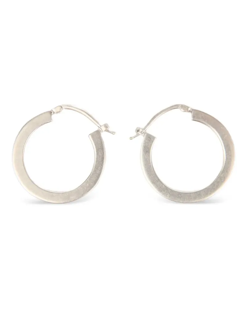 Maison Margiela Numeric Creolen - Silber Silber