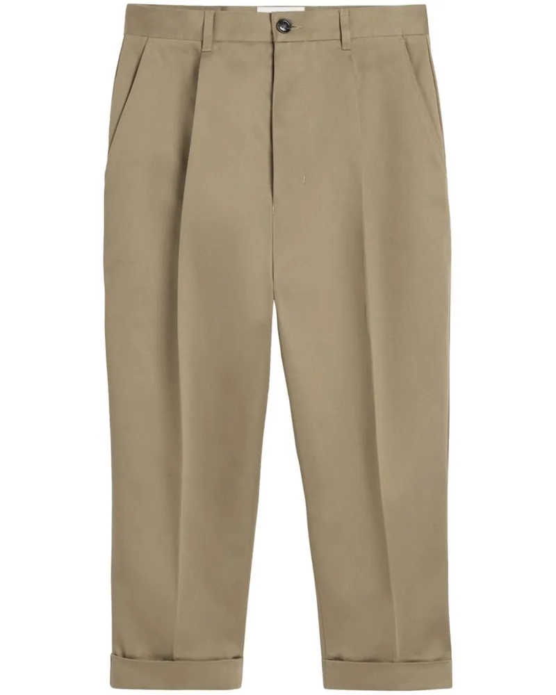 AMI Paris Hose mit Tapered-Bein - Nude Nude