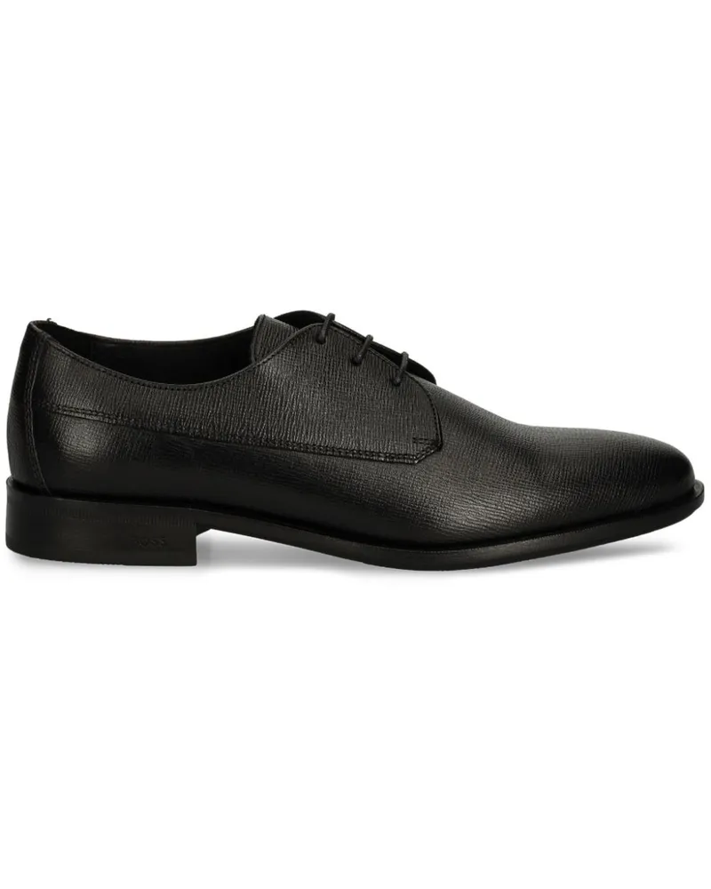HUGO BOSS Derby-Schuhe aus Leder - Schwarz Schwarz