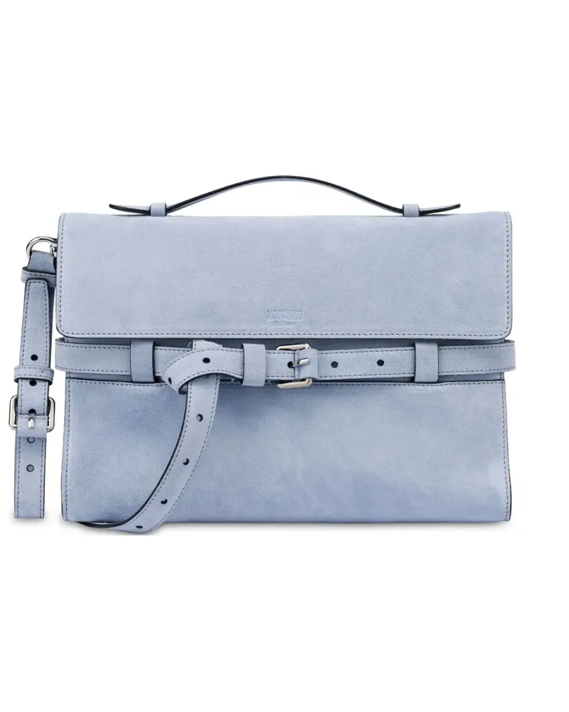 Moschino Tie Me Clutch - Blau Blau