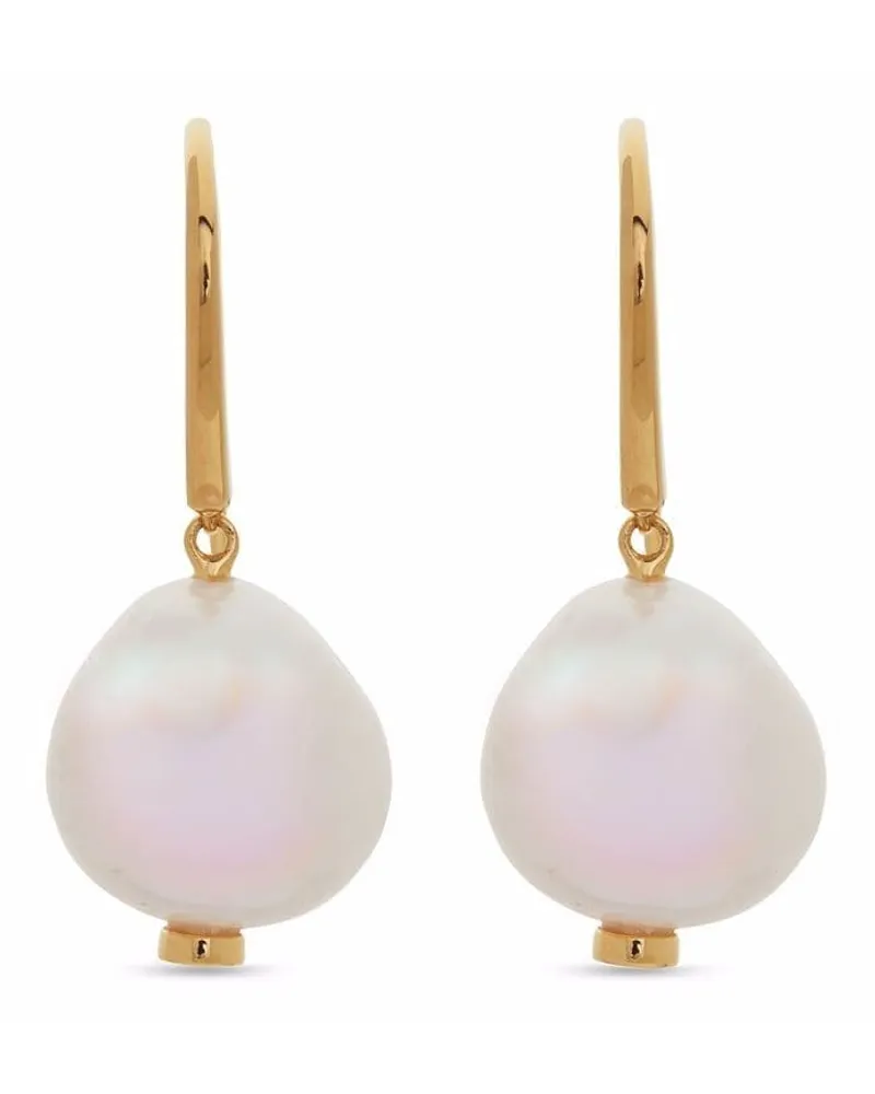 Monica Vinader Nura Ohrringe - Gold Gold