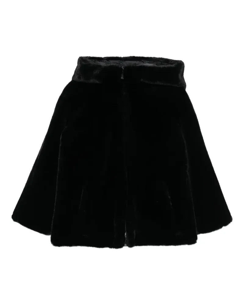 Emporio Armani Kapuzenjacke mit Reißverschluss - Schwarz Schwarz
