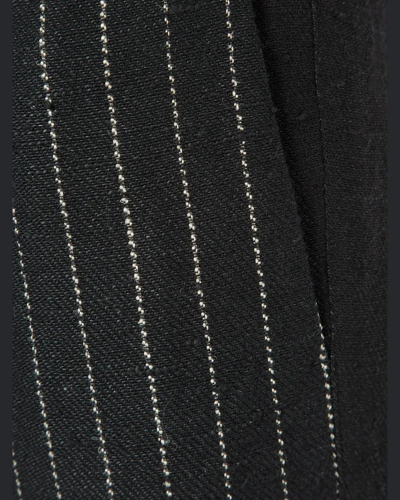 Cedric Jacquemyn Hose mit Nadelstreifen - Schwarz Schwarz