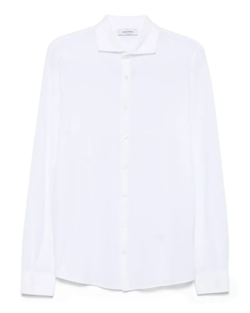 Gran Sasso Button-down-Hemd aus Baumwolle - Weiß Weiß