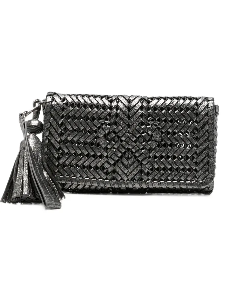 Anya Hindmarch tassel-detail clutch bag - Grau Grau