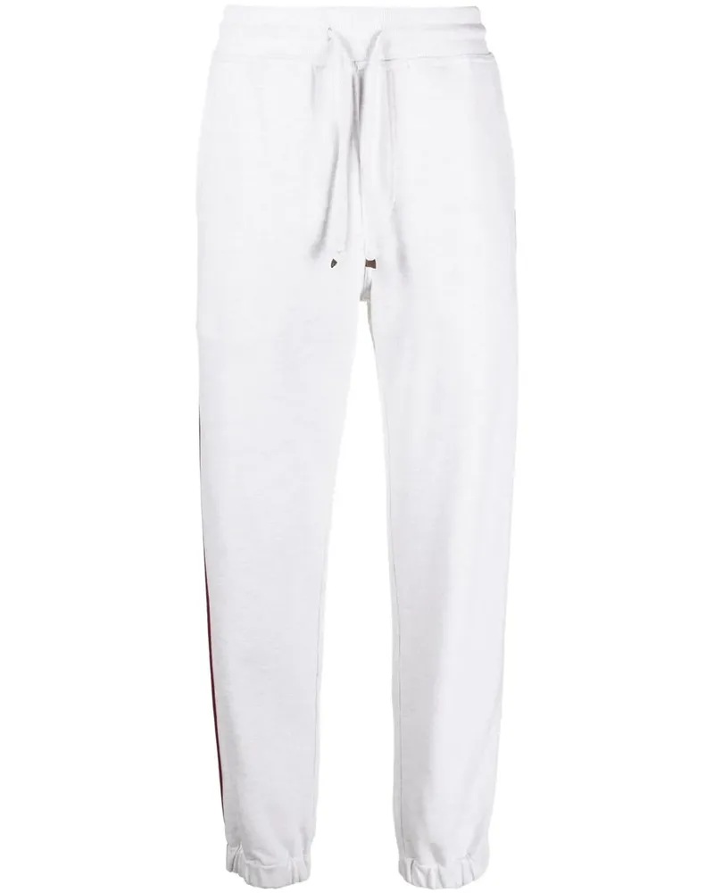 Brunello Cucinelli Jogginghose mit gestreiften Bündchen - Nude Nude