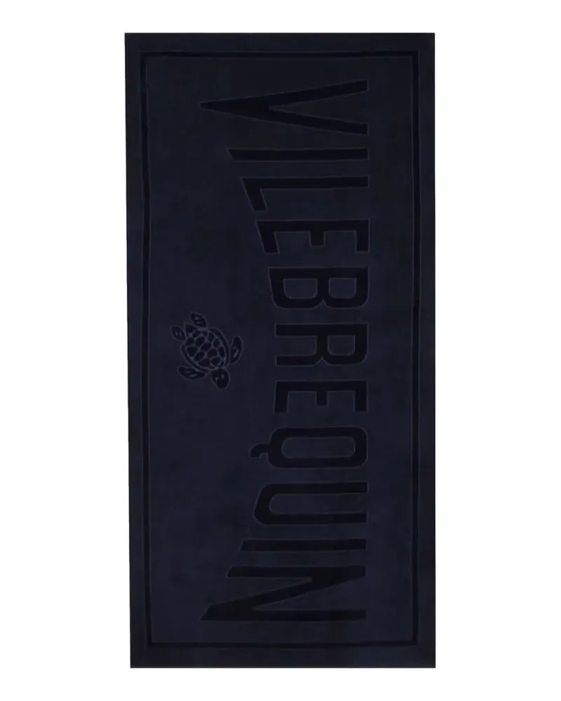 Vilebrequin logo-debossed towel - Blau Blau