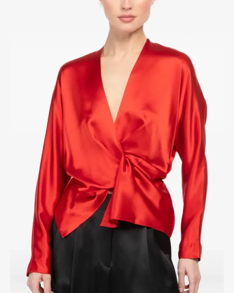 The Sei long-sleeve blouse - Rot Rot