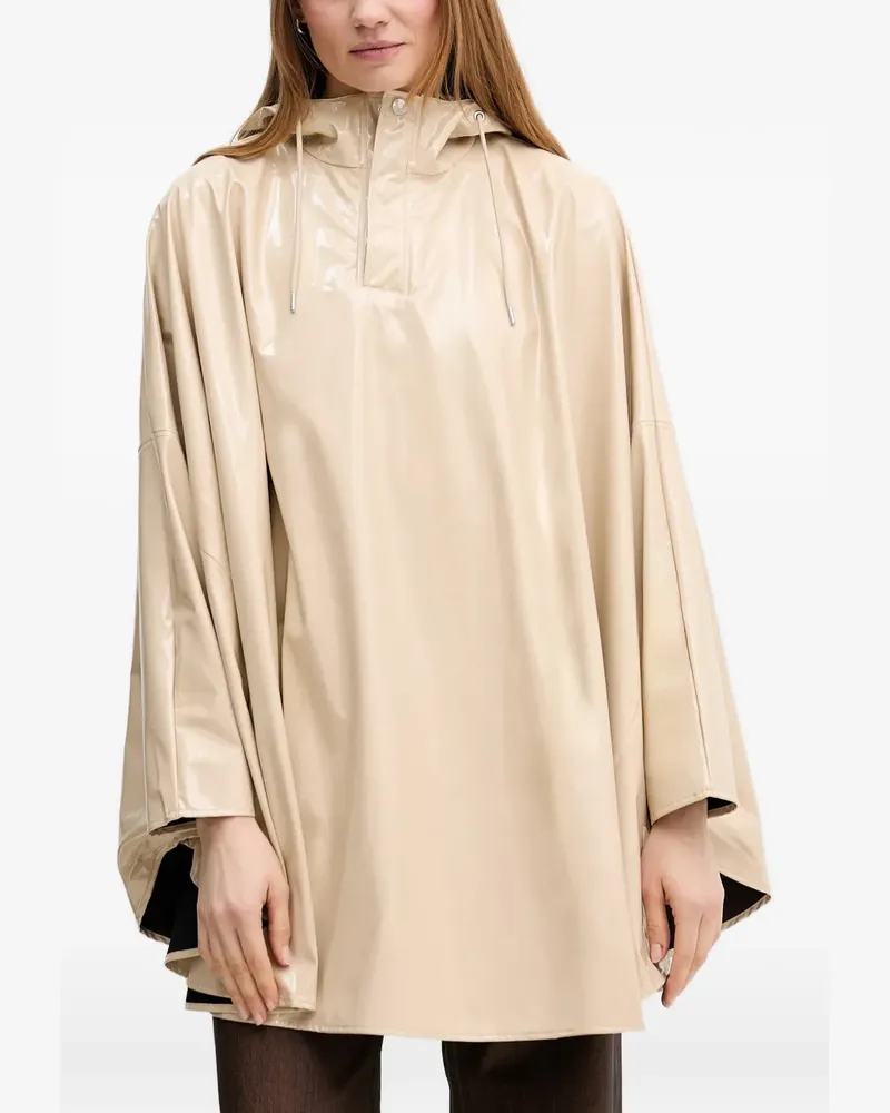 RAINS Oversized-Cape mit Kapuze - Nude Nude