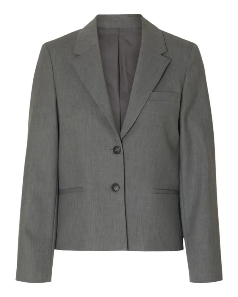 Selected single-breasted blazer - Grau Grau